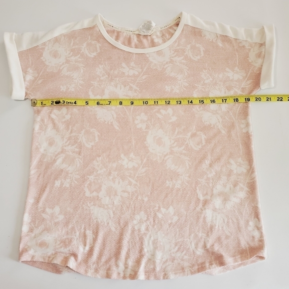 1299 * Lucky Brand Super Soft Floral Pajama Top Pink White Size S - Picture 4 of 5